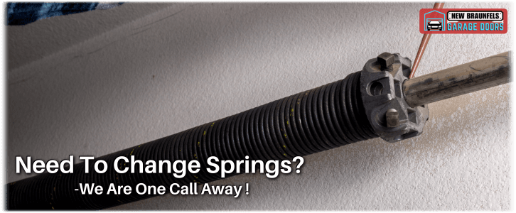 Broken Garage Door Spring New Braunfels